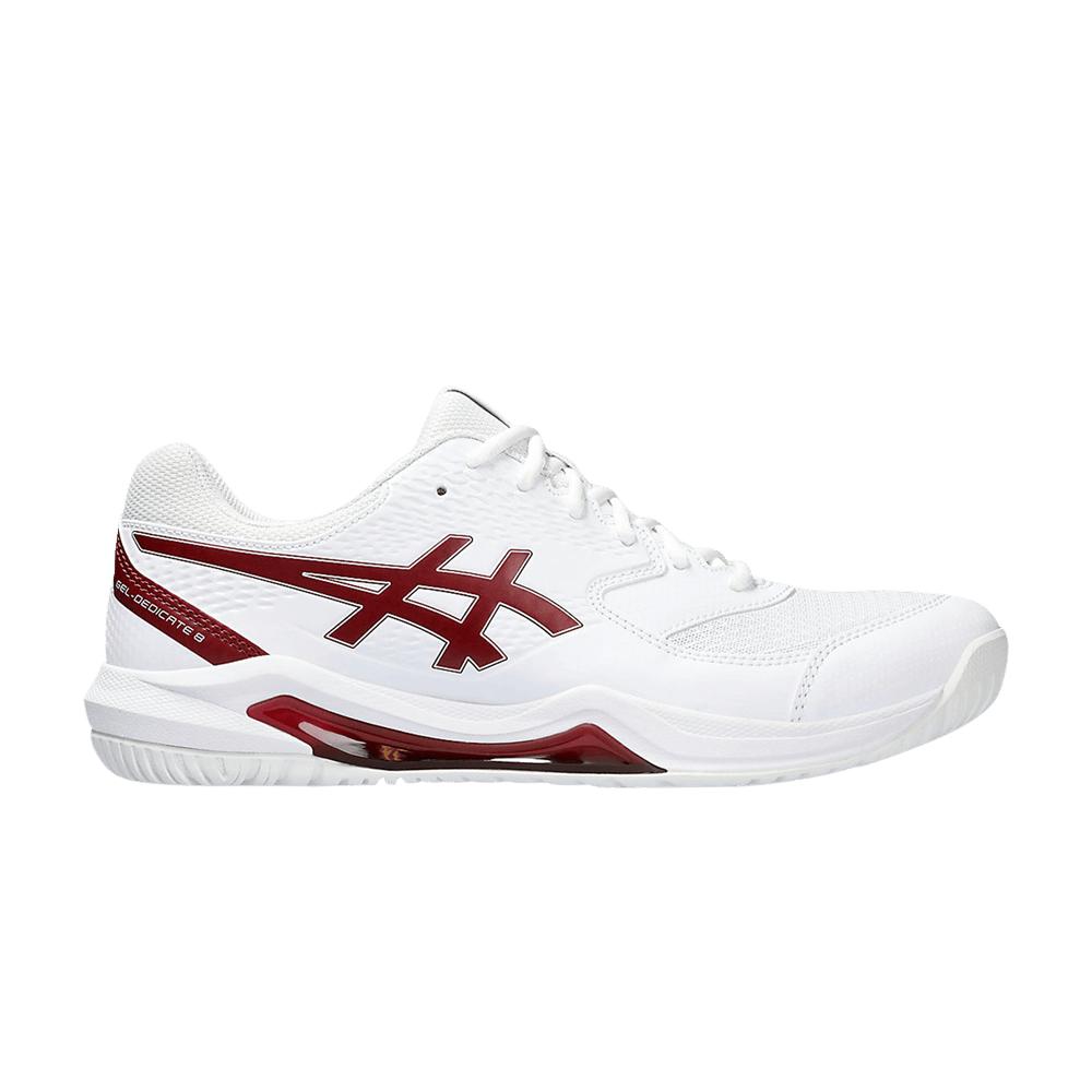 

ASICS Gel Dedicate 8 White Antique Red 1041A408-100 43.5