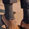 Gentleman's Suit Socks Merino Wool Rib Socks (3 Colors)