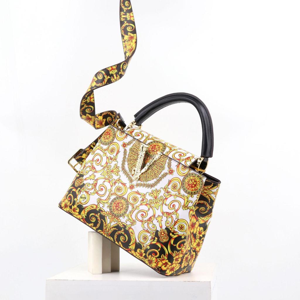 Women's Cross-Border Printed Handbag - European and American Style