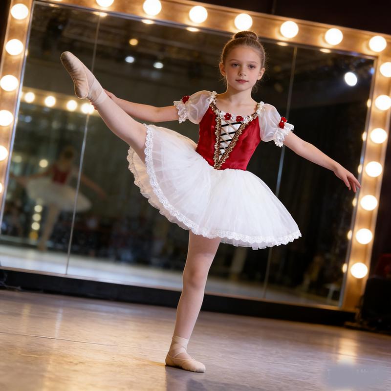 Children’s Ballet Performance Costume TUTU Skirt, Adult Classical Ballet Petticoat Voluminous Skirt Ball Gown Competition