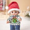Toy Clothes Joints Doll's Clothes Toy Accessories Christmas Striped Suit   Children Gift