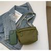 Casual Minimalist Nylon Crossbody Bag Premium Lightweight Small Shoulder Bag Commuter Phone Bag Spacious Women Purse