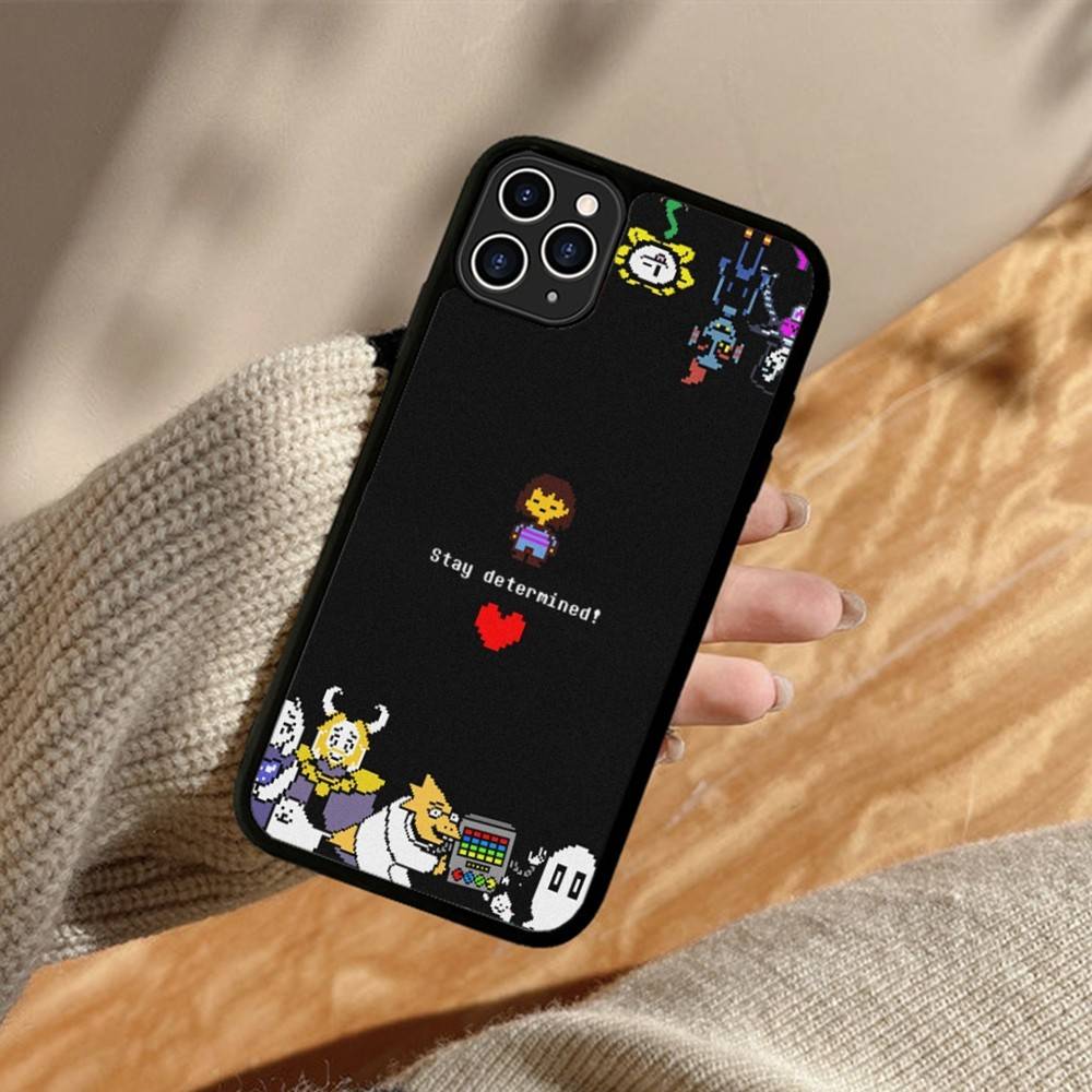 Hot Video Game U-UndertaleS Phone Case For iPhone 17 16 15 14 13 12 11 Pro Max Plus PC+TPU Shockproof Back Cover