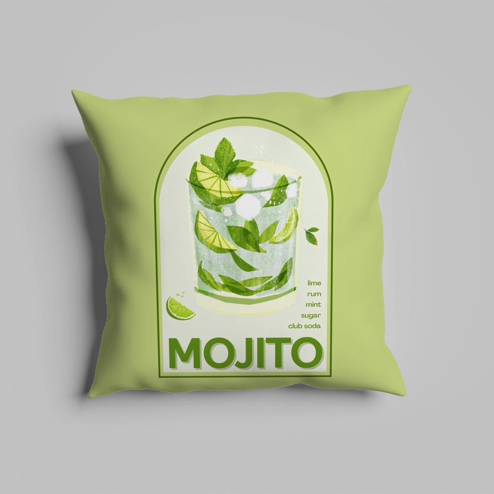 Pillow Case Luxurious Home Office, Sofa Decorative Multi Sized Car Seat Cushions, Pillowcases Mojito Cocktail Art