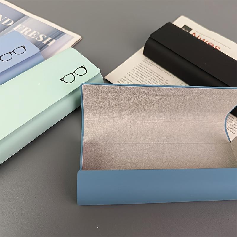 Handmade Leather Glasses Case Myopia Glasses Sunglasses Storage Box AntiSlip Lining Large Capacity Glasses Case Home Accessories