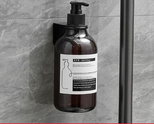 Hot Selling 500ml Hotel Triple Shower Soap Dispenser Bottle Wall Mount Shampoo and Conditioner Dispenser Stainless Steel Holder