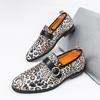 2026 Dress Loafers Shoes Men Leopard Fashion Mens Casual Shoes Comfy Brand Business Driving Men's Shoes Moccasins Male Loafers