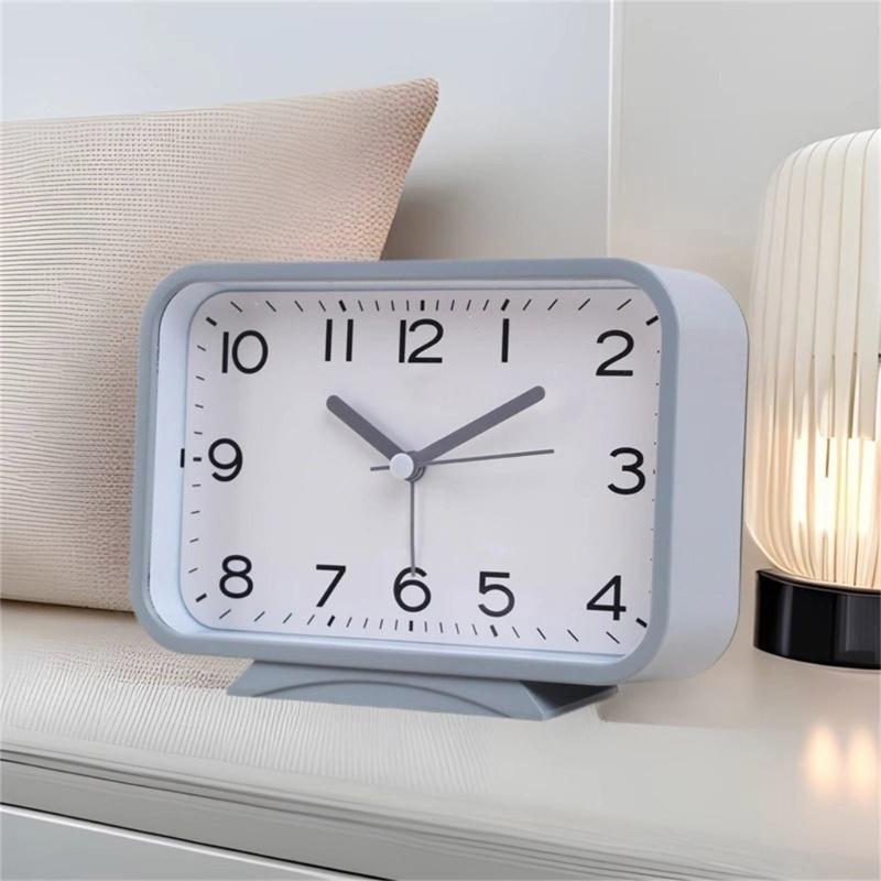 Silents Alarm Clock For Students Bedroom Loud Ringing timers Durable Plastic Design Room Essential Study Aid