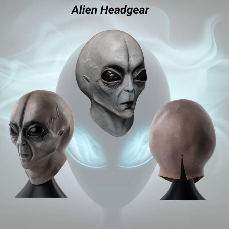 Neue 2021 Alien Latex Kopfbedeckung Halloween Horror Requisite