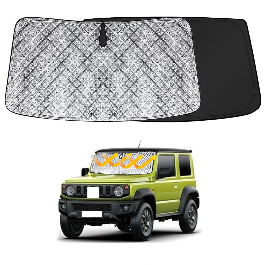 Suzuki Compatible JB64 JB74 Front Sun Shade Windshield Sun Shade with Good Light Shading