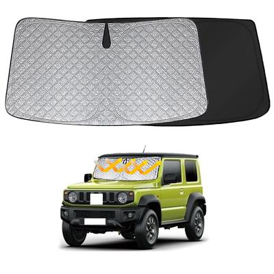 Compatible with Suzuki Jimny Sierra Features Include Excellent Light UV Sun and Thermal Customizable Interior Sunshade for Easy Includes Storage Fits