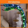 Glowing Plush Snake Toy Cartoon Stuffed Animal Doll Room Decoration Kids Gift