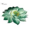 Child Safe Floor Mat 3D Lotus Realistic Flower Living Room Rug Shape Anti-Slip Area for Kitchen Bedroom Bathroom Playroom