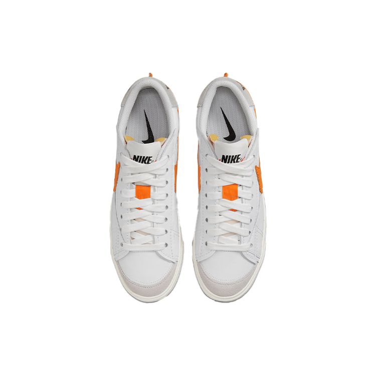 Nike Pánské tenisky Blazer Low 77 Jumbo Bílá Alfa Oranžová Šedá Mlha Plachetnice DN2158-100