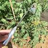 1pc Small Weed Puller With 4 Teeth, Gardening Hand Tools, Weed Remover Tool For Yard Ergonomic Weeder Tool (The Handle Can Be Lengthened By Yourself)