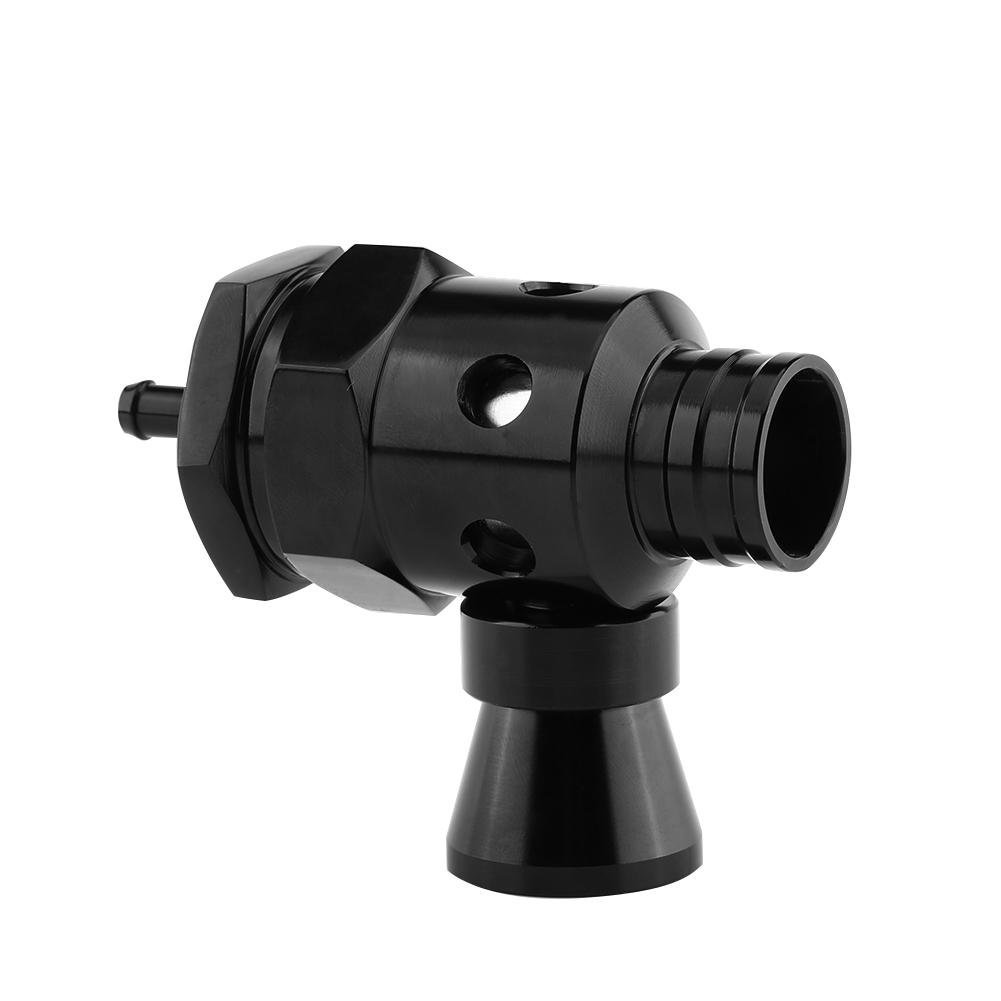 Black Universal 25mm Car Turbo BOV Dump Blow Off Valve Whistler Adjustable Sound Simulator Kit