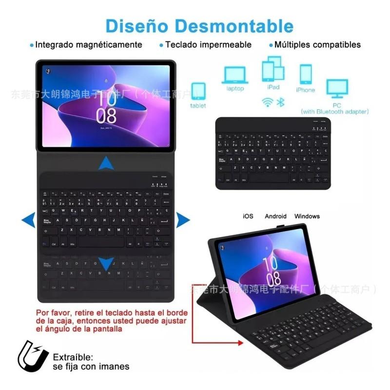 HONOR X8 Pro Tablet Case With Detachable Bluetooth Keyboard Stylus Pen MatePad SE 11.5 Slim Folio Cover