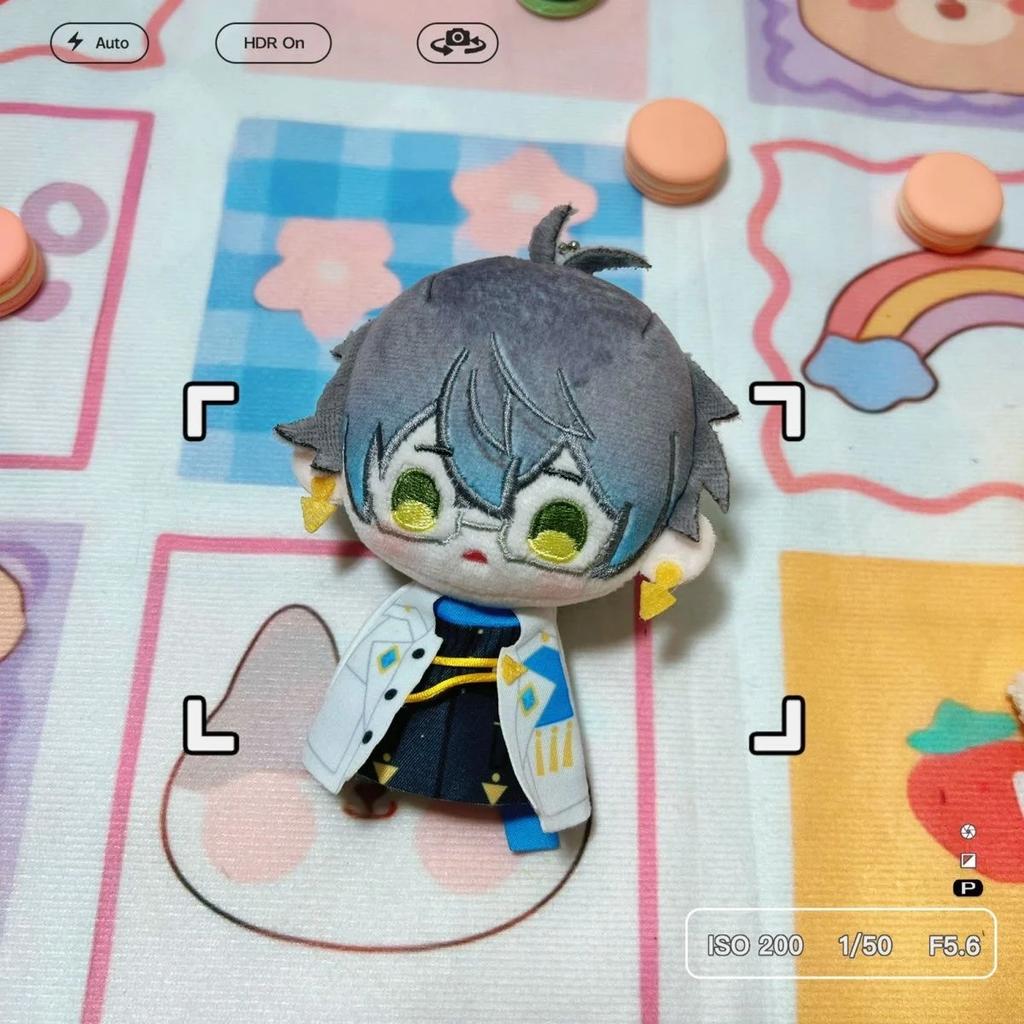 10cm Luxiem Plush Pendant Toys Mysta Luca Ike Shoto Vox Shu Yamino Mini Doll Cotton Stuffed Bag Decor Rings for Vtuber Fans Gift
