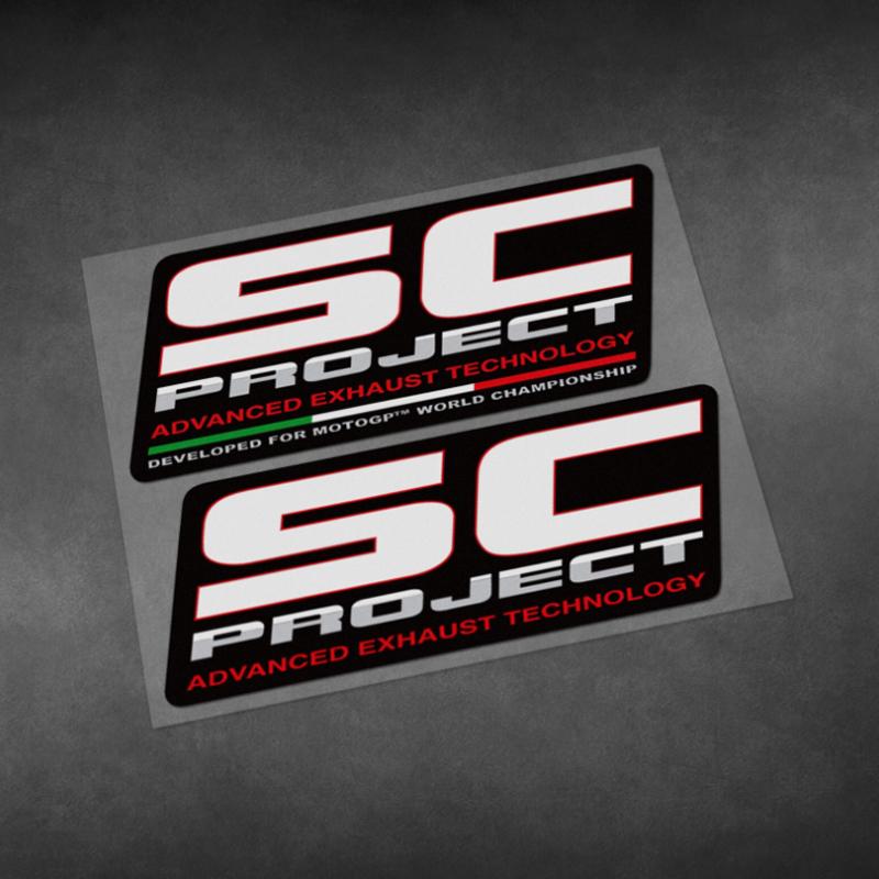 SC Tubo di Scarico Modifica Adesivi Marca Motogp Moto Auto Sponsor Decalcomanie Impermeabili Riflettenti Pegatinas Materiale Vinilico