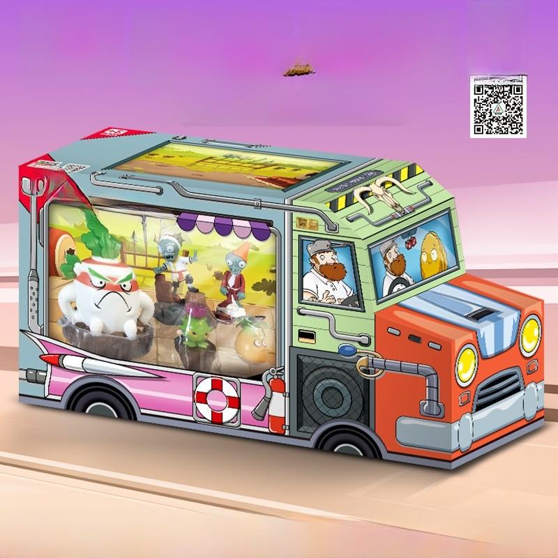 Plants Vs Zombies Crazy Dave Motor Home Model Set For Kids Interaction Family