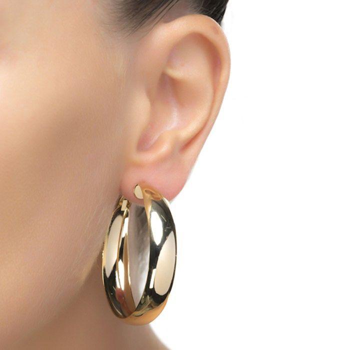 Boucles d'oreilles Luxenter et plaqué or 18k - Hewry