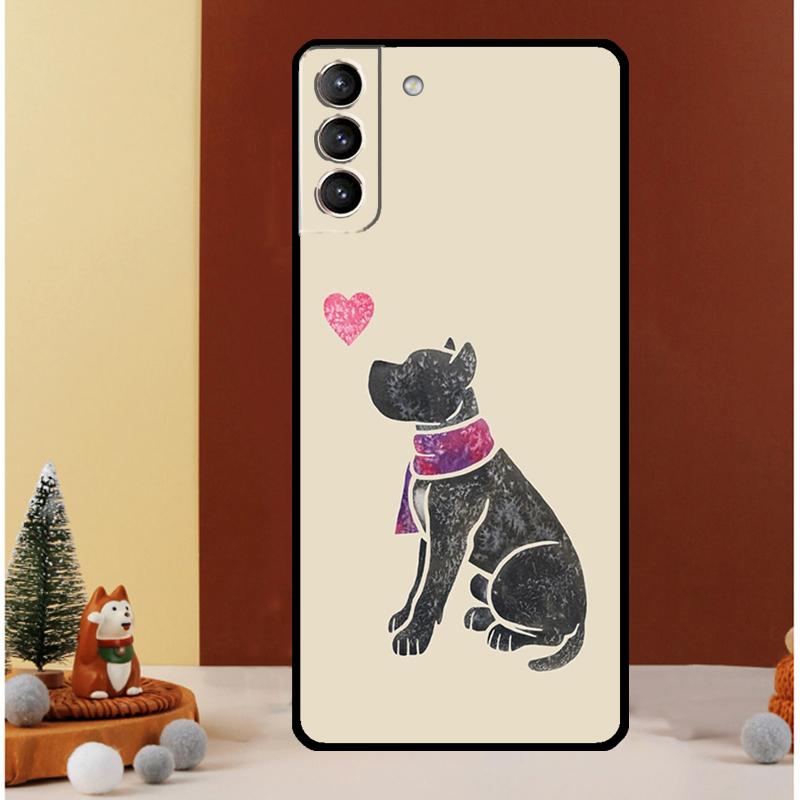 Italienischer Cane Corso Mastiff Hunde Hülle Für Samsung Galaxy S24 S26 Ultra S21 S22 S20 S23 S25 Ultra S10 Plus S25 FE Abdeckung Funda
