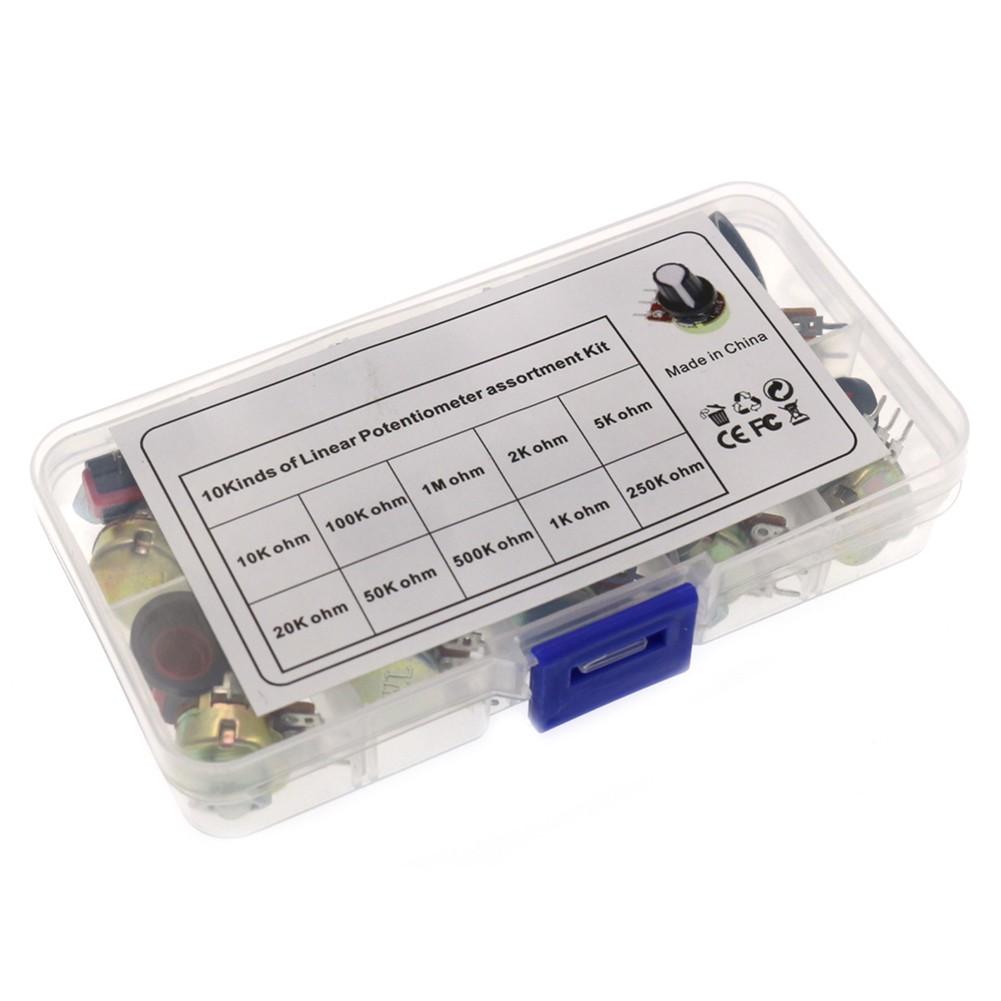 WH148 Single 15mmB1K/2K/5K/10K/20K/50K/100K/250K/500K/1M Potentiometer