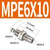 MPE Series Bore 4/6/10/15mm, Stroke 5/10/15/20mm-B  Miniature Male Threaded Micro Single Action Spring Cylinder
