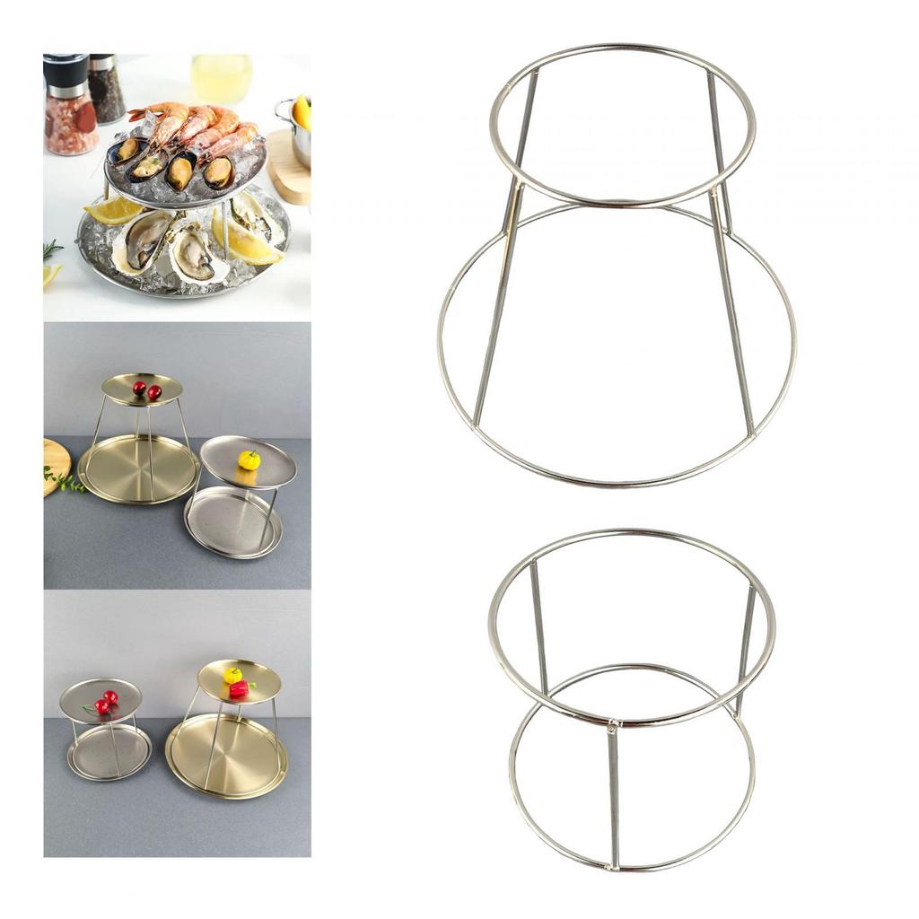 Tray of Round Steel Food Stainless Versatile Accessories