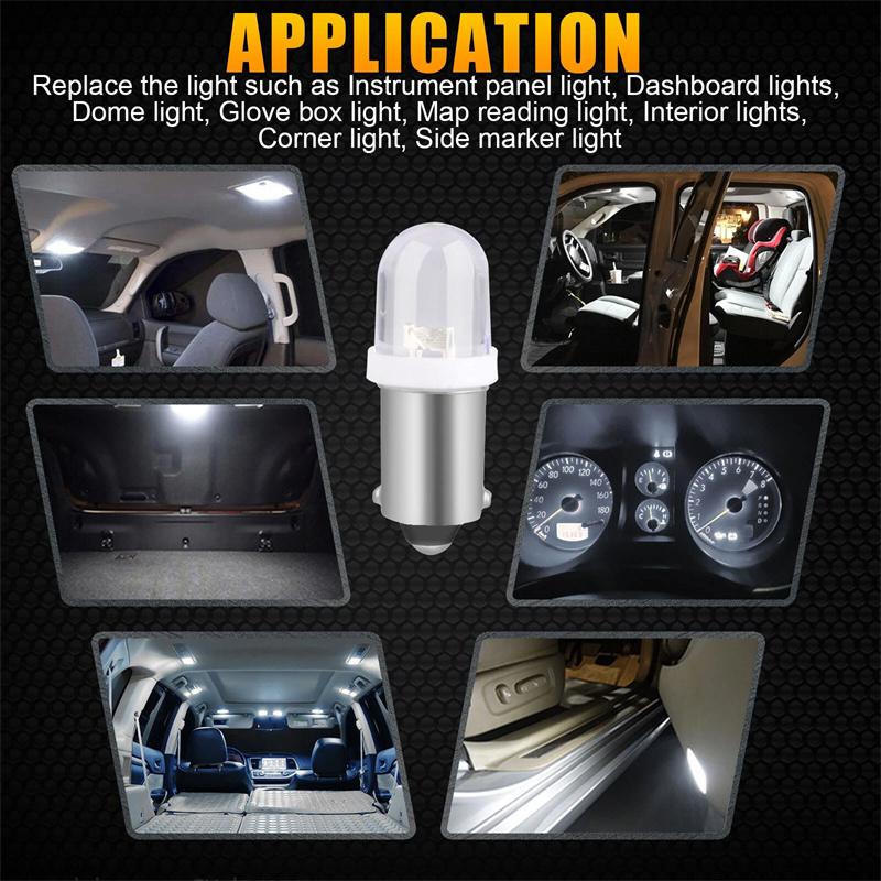 20Pcs T11 BA9S 3030 1SMD Led T4W Car Interior Dome Map Light License Plate Reverse Parking Lights Bulb Auto Door Lamp White 12V