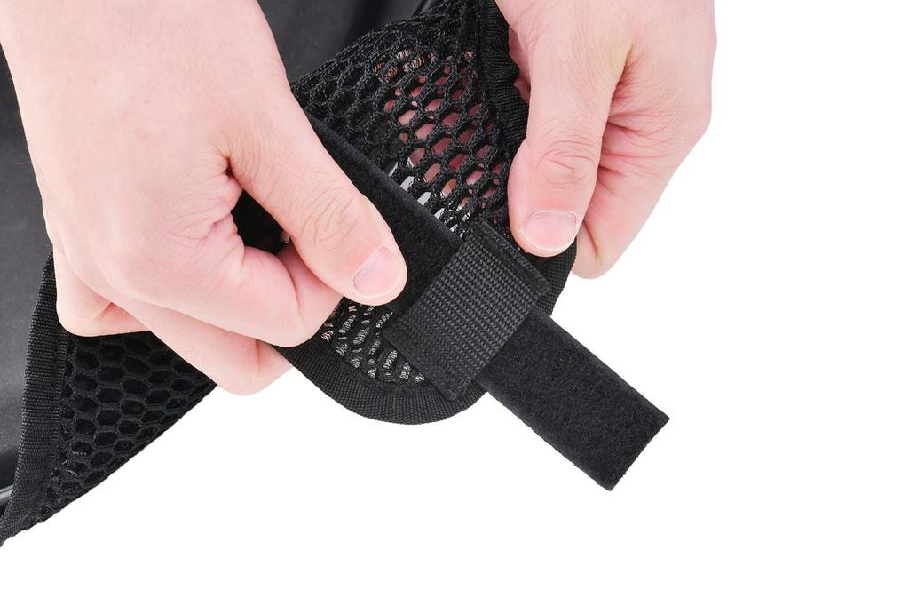 EFFEX EHZ3136MC -ZAB R Simultaneous Mounting Type Motorcycle Seat Mesh Seat Cover, Black, Standard Type