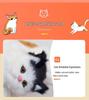 Realistic Hanging Cat Ornament for Home Decoration