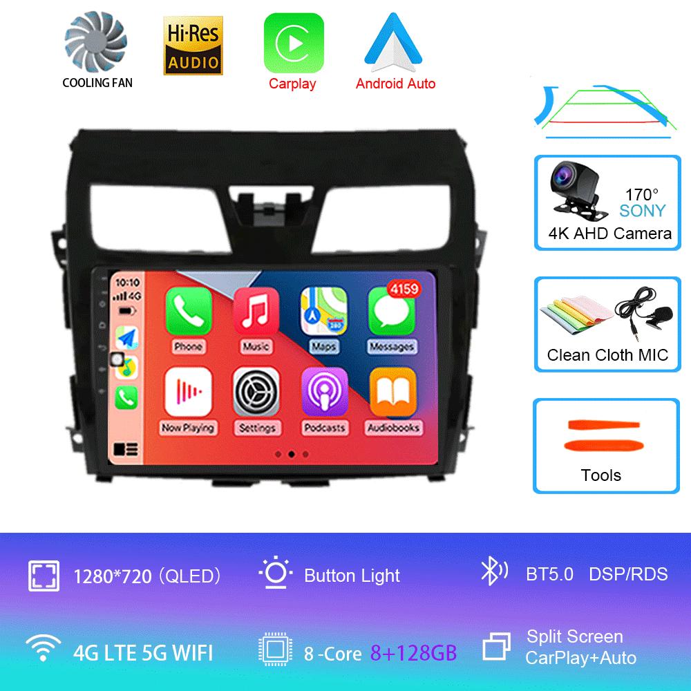 Car Radio Android 14 Carplay For Nissan Teana Altima 2013 2014 2015 GPS Multimedia Video Player DSP Stereo 360 Camera Head Unit