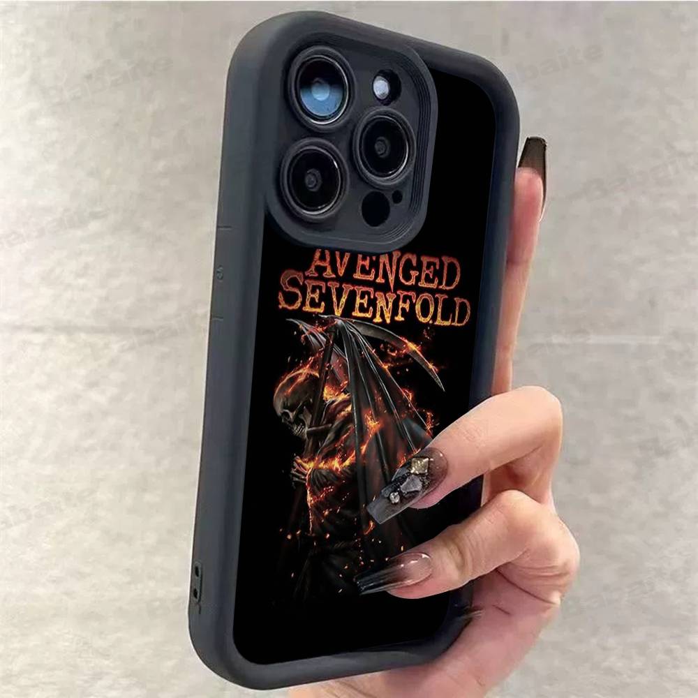 A-Avenged Sevenfold Phone Case for IPhone 17 16 15 14 13 12 11 Pro Max Mini Plus Soft TPU Back Cover