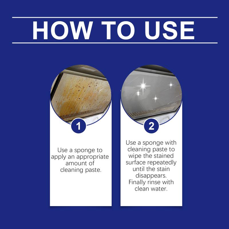 Stainless Steel Pot Cleaner for Kitchen Multifunctional Paste Rust Removal Stain Dirt Cleaning Cream for Cookware