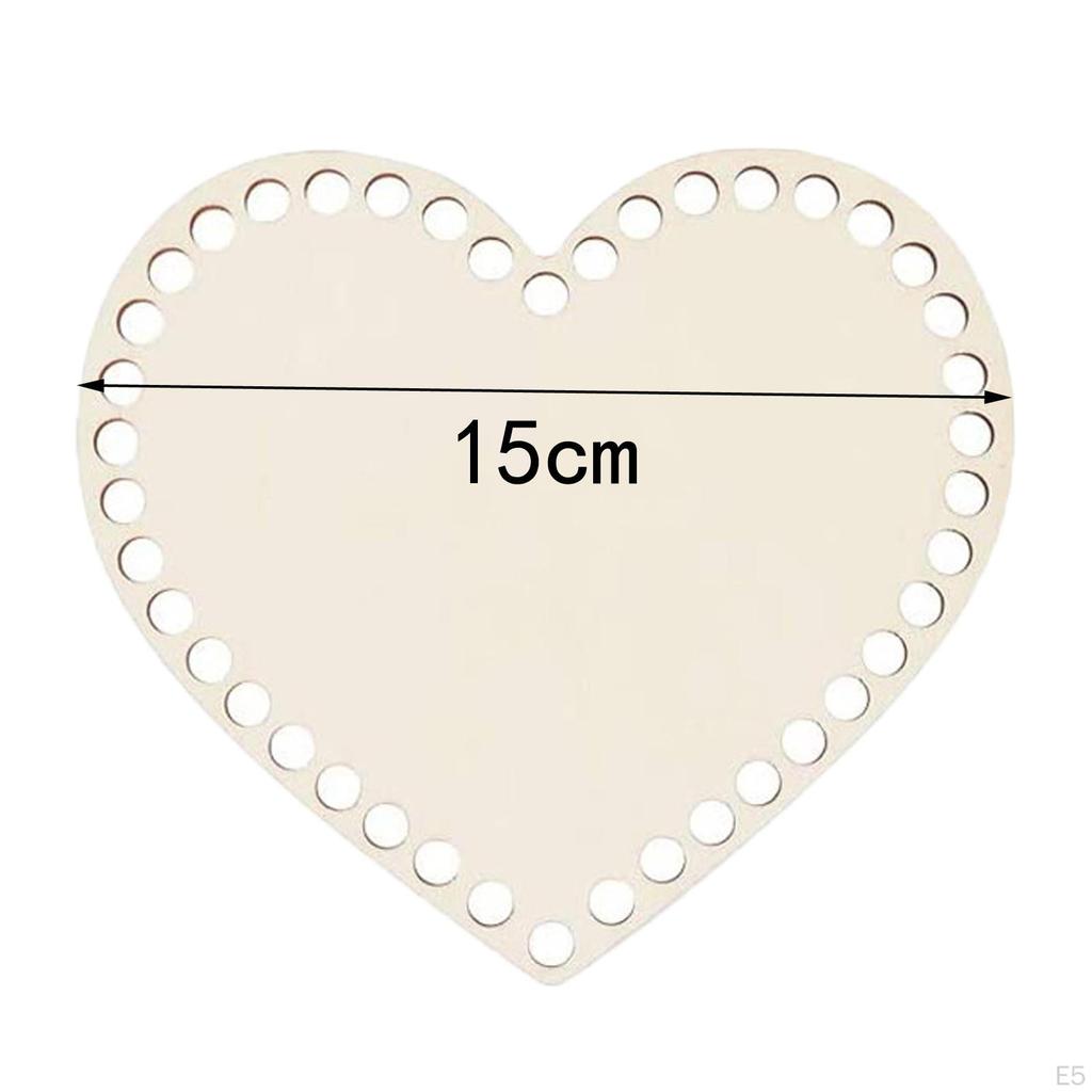 12pcs Shapes Shape Blank Crochet Basket for DIY Weaving Supplies Craft Making Home Decoration