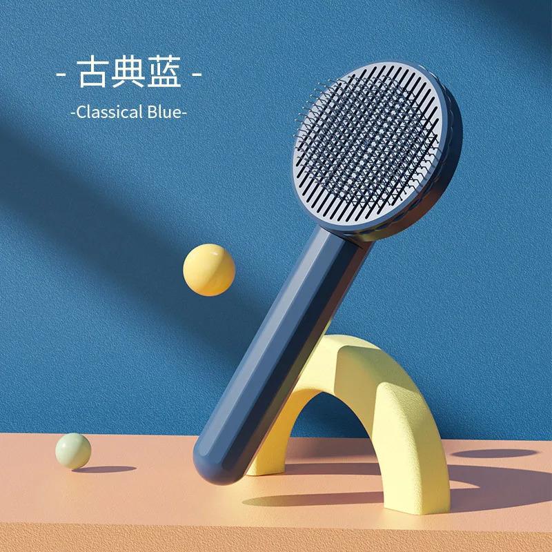 Kendini Temizleyen Evcil Hayvan Tüyü Alma Tarağı Kedi Tüy Dökücü Fırça Kediler İçin Evcil Hayvan Tüyü Alma Tarağı Kedi Bakım Fırçaları Köpek Tarakları Kedi Aksesuarları