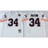 Maglia da Rugby Retro Chicago Bears Uomo Donna Misto Cotone Ricamata Abbigliamento per tifosi sportivi Fitness all'aperto Supporto di squadra