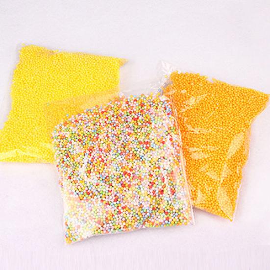 Assorted Colors Craft Foam Filler Foam Mini Beads Kids DIY Jewelry Bead Balls