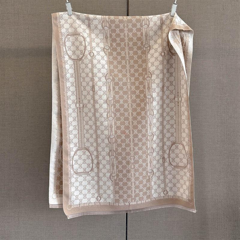 

Осень и зима новый универсальный шарф из имитации кашемира, высококлассная атмосфера, классический принт в виде цепочки с буквами, шарф-шаль 185*65cm