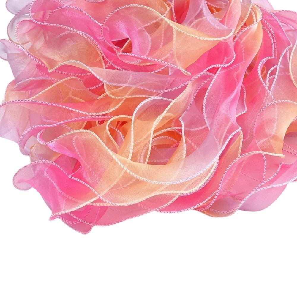 Nastro in Organza Colorato a Sfumature Larghezza 4cm Nastro di Pizzo Nastri Nastro di Raso Fatto a Mano