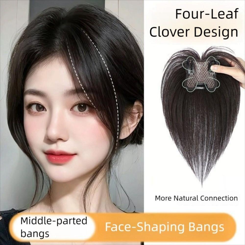 Clip In Hair Toppers Wigs with Bangs Hair Extension Fringe Hair Pieces  Hair Loss