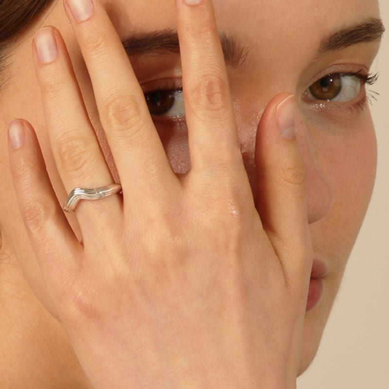 HUOBUNDLE Thin Signature Ring