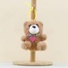 Bow Bear Dress Up Cartoon Doll Stuffed With Plush Pendant Bow Style Bag Dress