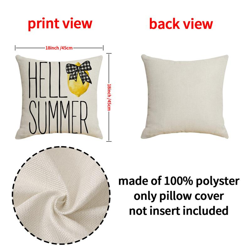 Outdoor Throw Pillow Covers 45x45cm Spring Summer Decorative Cushion Cases Home Decor Decorations for Couch Chair Sofa JAF091