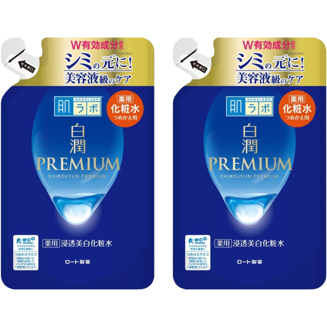 

Набор из 2 лосьонов Hada Labo Hakujun Premium Lotion Refill 170 мл [Оптовая закупка]