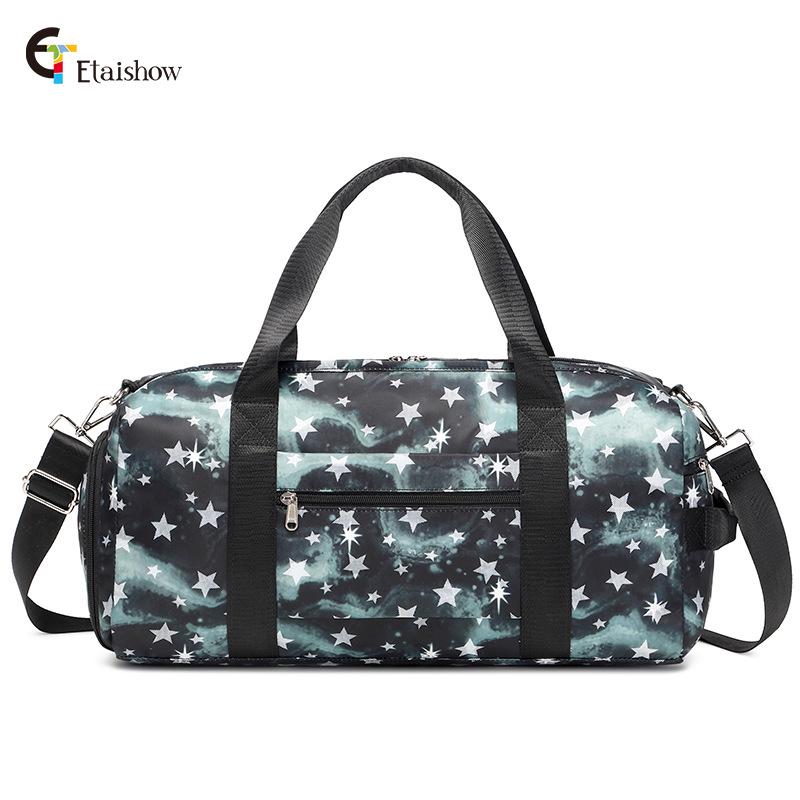 

Women s Large Capacity Travel Yoga Sports Crossbody Bag чёрный