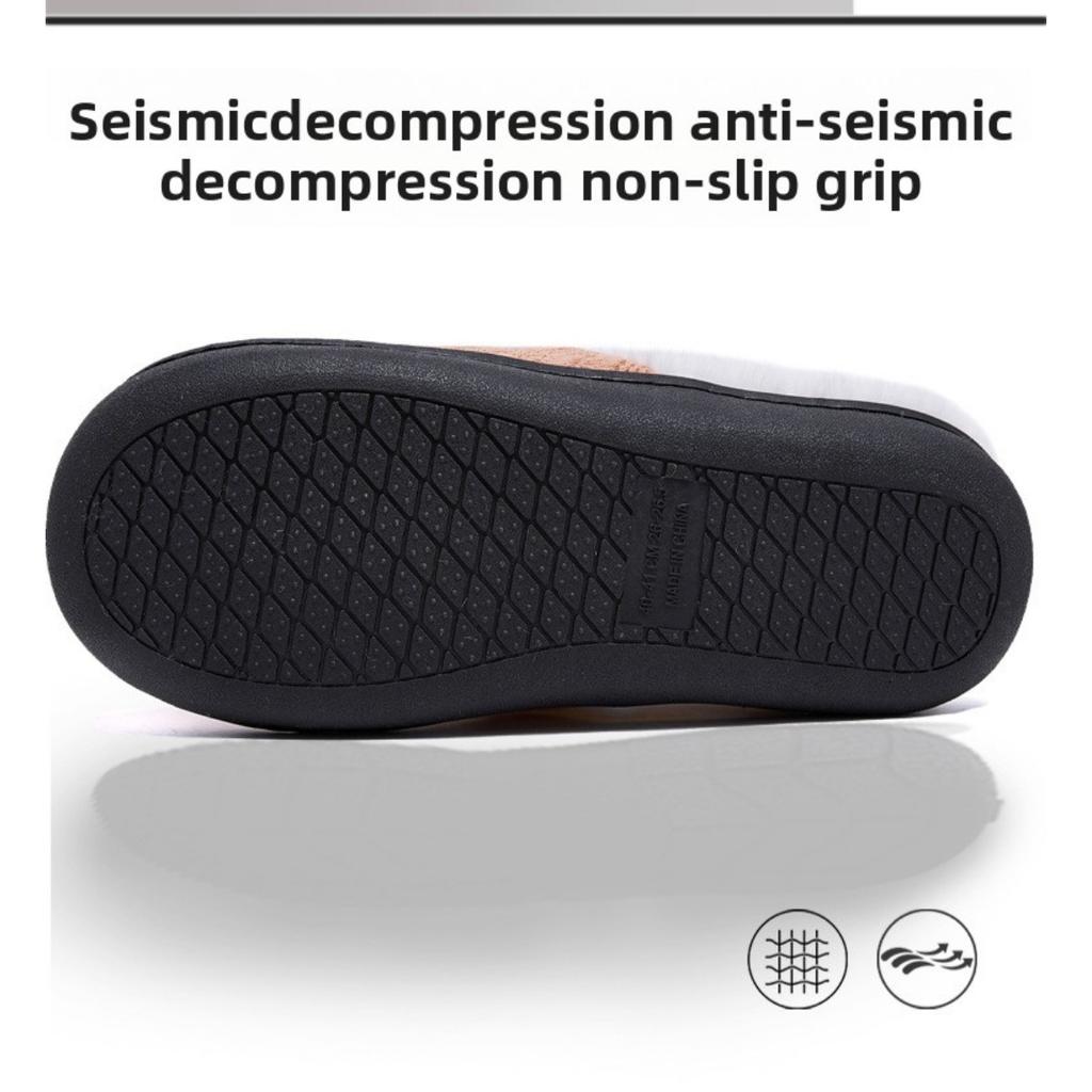 Hairy Slippers for Home, Anti Slip and Thick Bottom Cotton Slippers for Indoor Use, Warm and Thick for Men, Cotton Slippers for Women