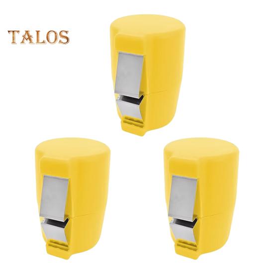 

3 шт. Яйцерезка, нож для яиц, портативный яичный раскалыватель, инструмент для разбивания яиц, кухонные гаджеты для кемпинга, разделитель яиц жёлтый