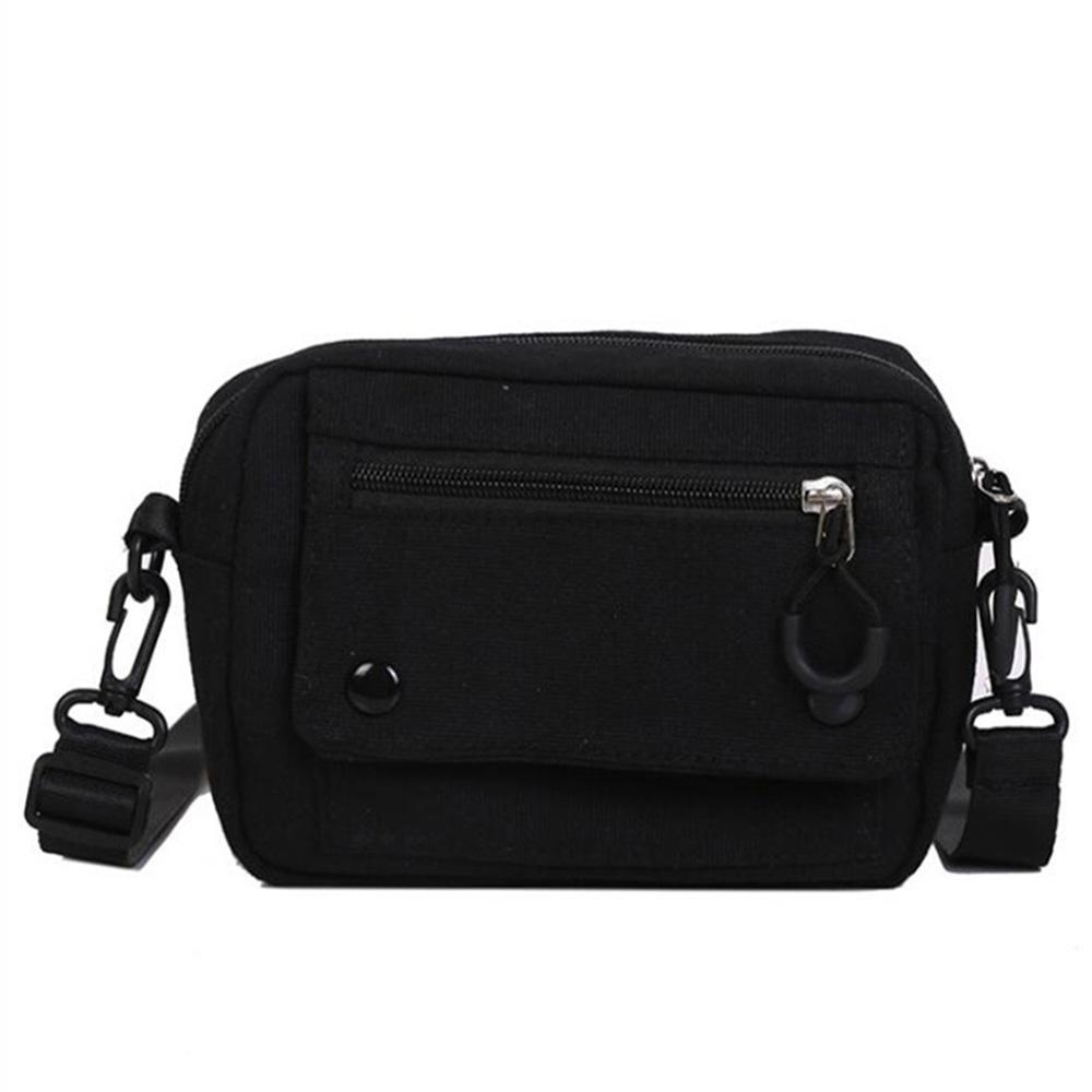 Portable Canvas Crossbody Bags Women Casual Handbags Mini Shoulder Crossbody Purses Mobile Coin Purse with Adjustable Strap